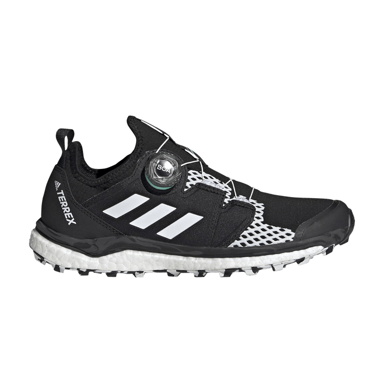 Adidas Wmns Terrex Agravic BOA 'Black White' — Core Black/Footwear White/Acid Mint