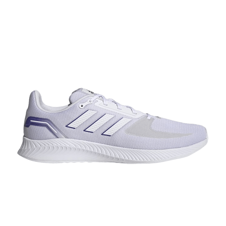 Adidas Runfalcon 2.0 'White Semi Night Flash' — Cloud White/Cloud White/Semi Night Flash