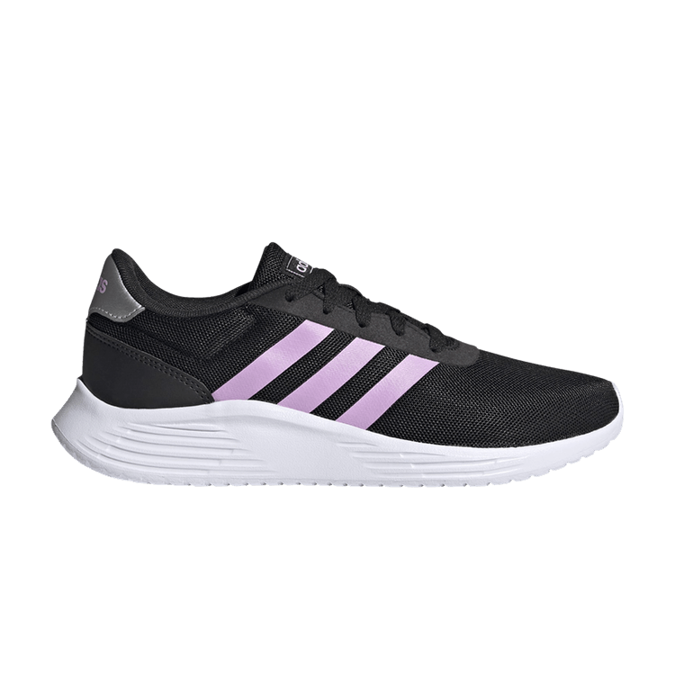 Adidas Wmns Lite Racer 2.0 'Black Clear Lilac' — Core Black/Clear Lilac/Cloud White