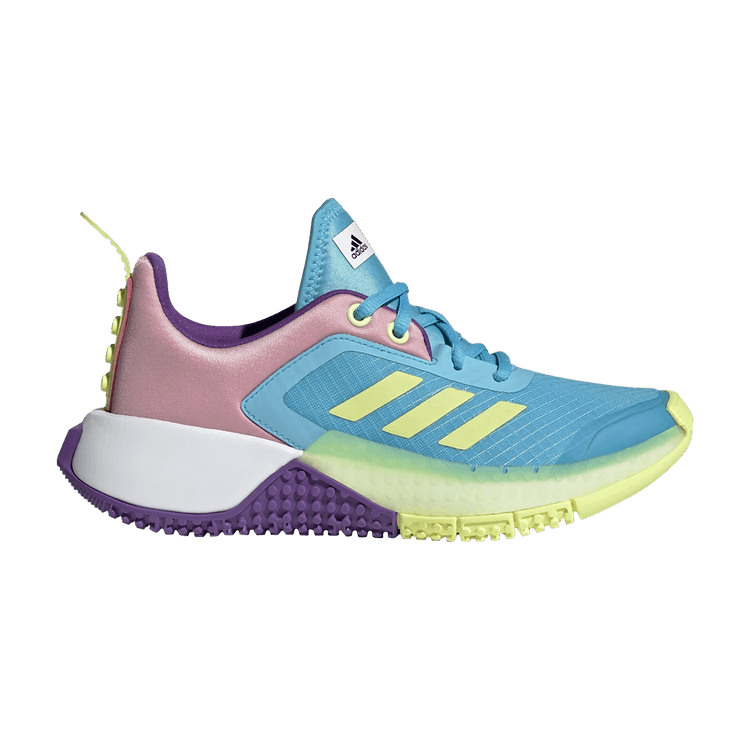 LEGO x adidas Sport Big Kid 'Bright Cyan' — Bright Cyan/Semi Frozen Yellow/Light Pink