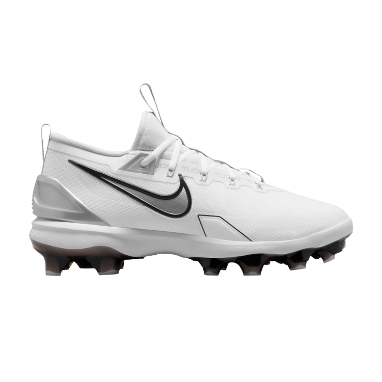 Nike Force Trout 9 Elite MCS 'White Black Metallic Silver' — White/Black/Pure Platinum/Metallic Silver