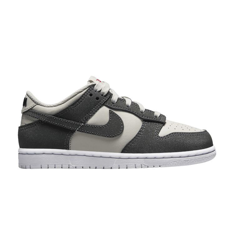 Nike Dunk Low PS 'Light Iron Ore Anthracite Glitter' — Light Iron Ore/Anthracite/White/Gym Red