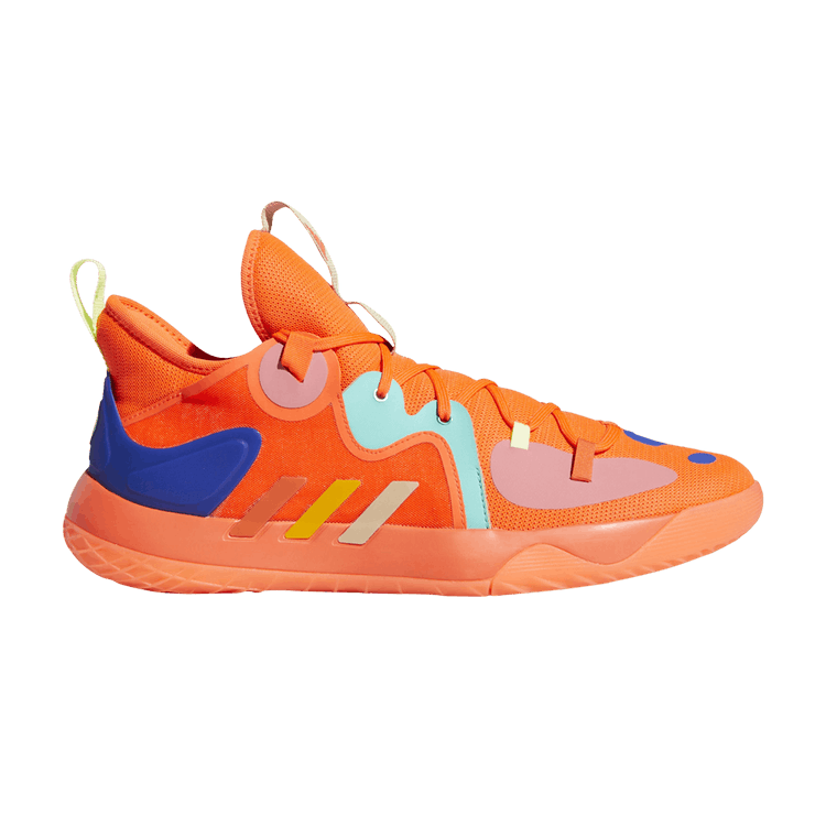 Adidas Harden Stepback 2 'Solar Red' — Solar Red/Yellow/Acid Mint