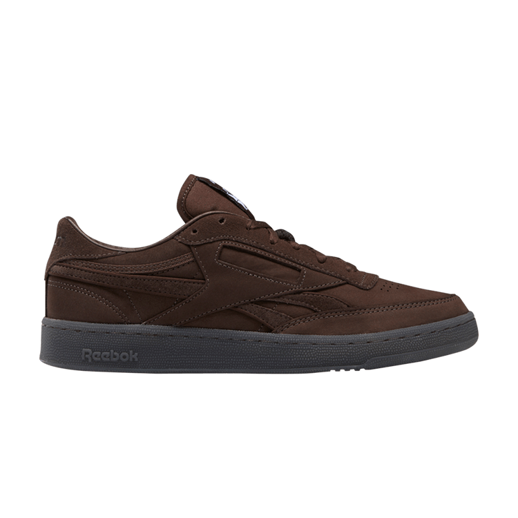 Adsum x Reebok Club C Revenge Plus 'Dark Brown' — Dark Brown/Dark Brown/Dark Brown