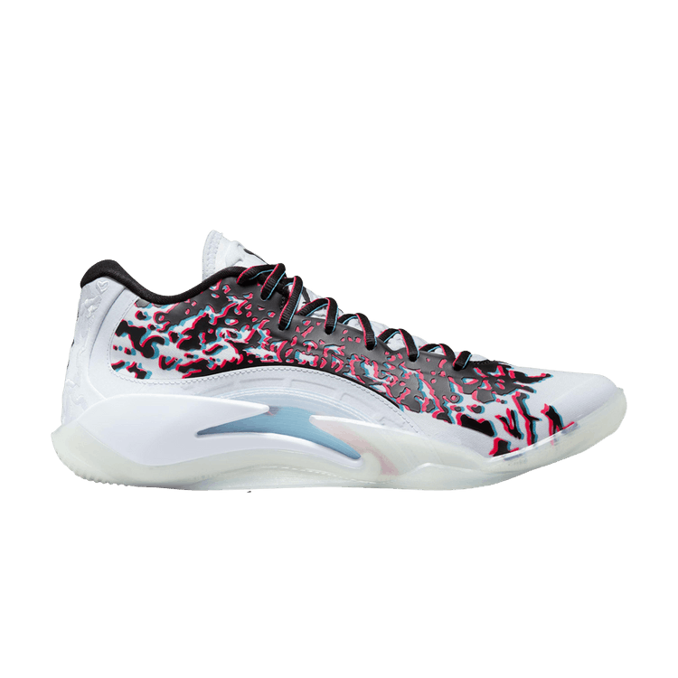 Air Jordan Zion 3 NRG PF 'Z-3D' — Football Grey/Black/Flash Crimson/Chlorine Blue