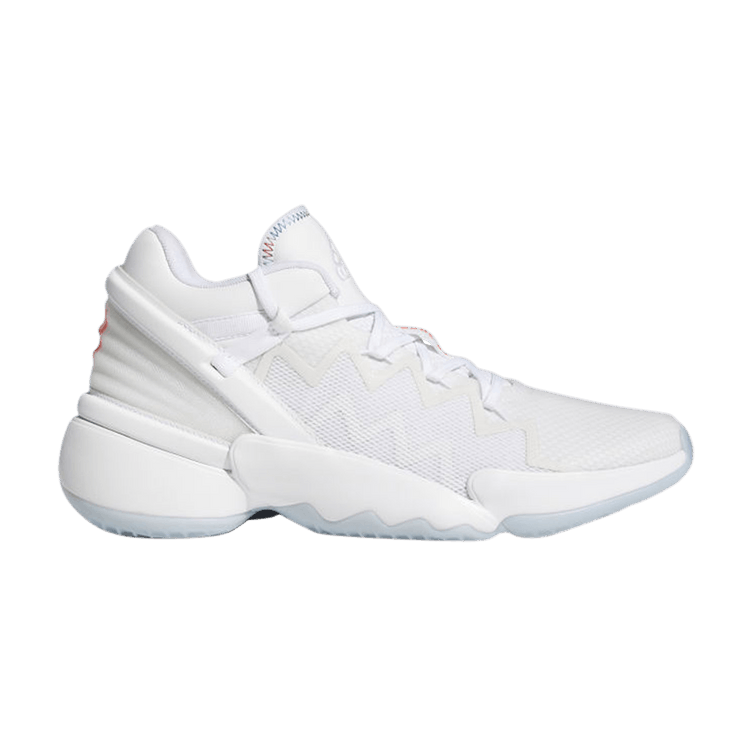 Adidas D.O.N. Issue #2 'Christmas Pack - Cloud White' — Cloud White/Solar Red/Cloud White