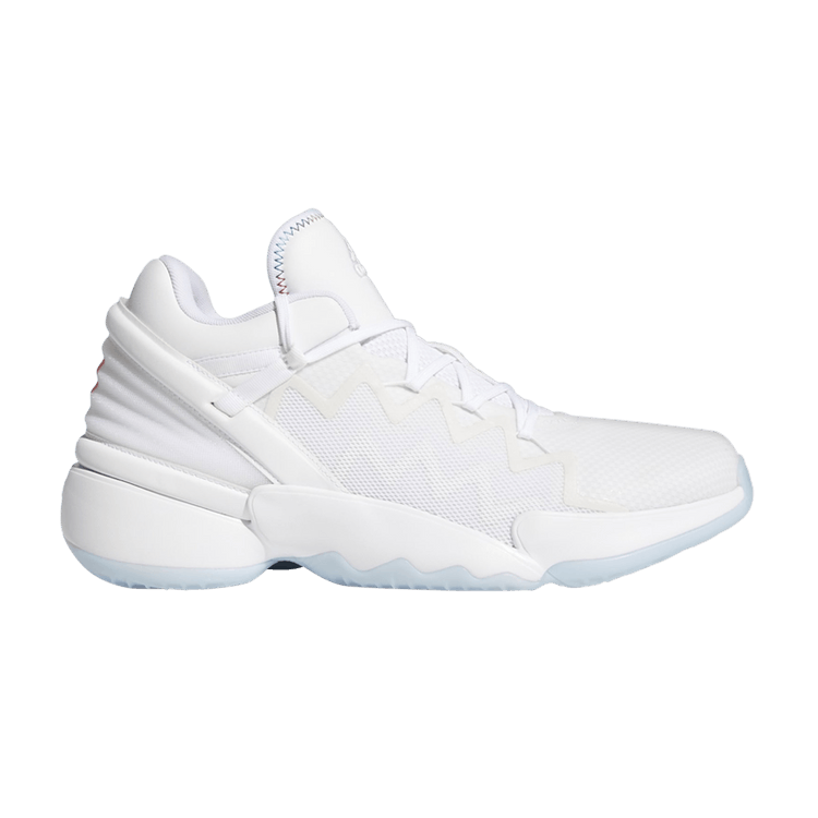 Adidas D.O.N. Issue #2 GCA 'Cloud White' — Cloud White/Cream White/Solar Red
