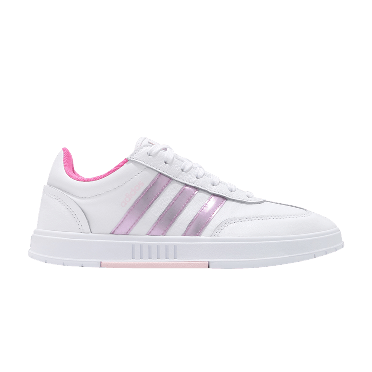 adidas Wmns Gradas 'White Signal Pink' — Core White/Silver Metallic/Signal Pink