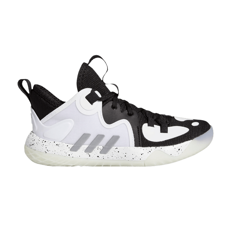 Adidas Harden Stepback 2 J 'Oreo' — Core Black/Silver Metallic/Cloud White
