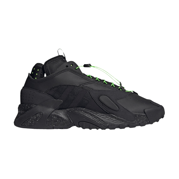 Adidas Streetball 'Black Solar Green' — Core Black/Core Black/Solar Green