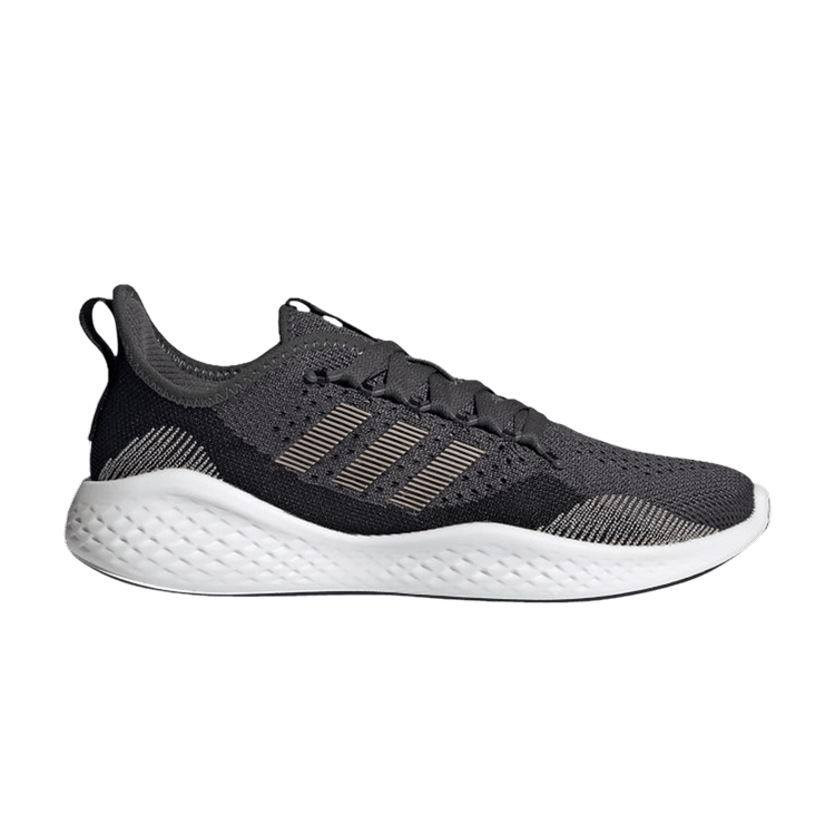 Adidas Wmns Fluidflow 2.0 'Black Champagne Metallic' — Core Black/Champagne Metallic/Grey
