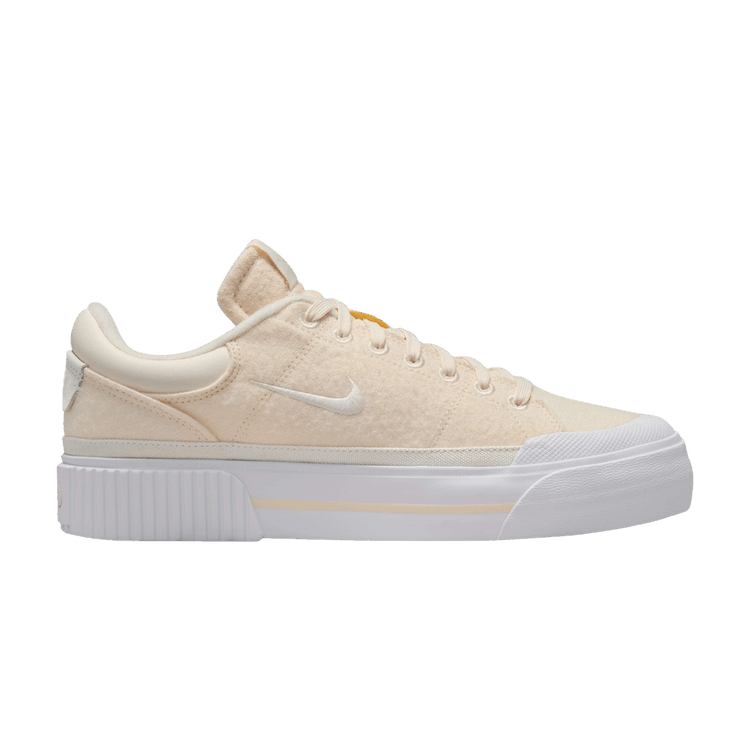 Nike Wmns Court Legacy Lift 'Pale Ivory Hemp' — Pale Ivory/Phantom/White/Hemp