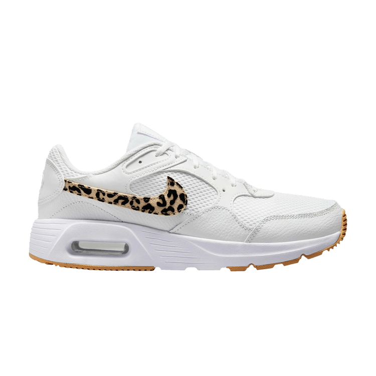 Nike Wmns Air Max SC 'White Leopard Swoosh' — Summit White/Hemp/White/Black