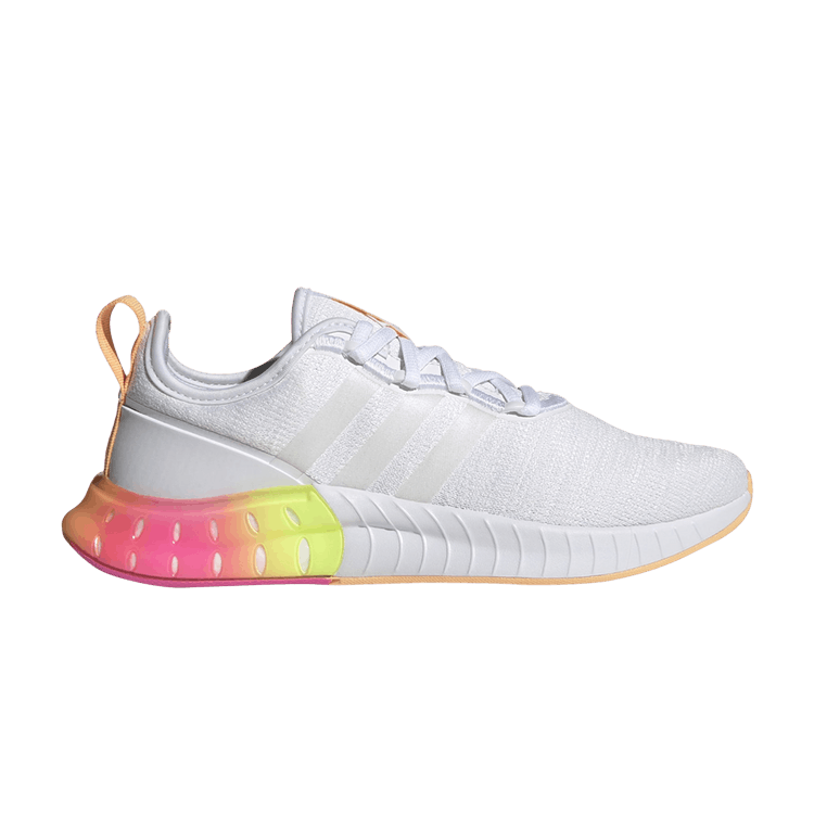 Adidas Wmns Kaptir 'White Acid Orange' — Cloud White/Cloud White/Acid Orange