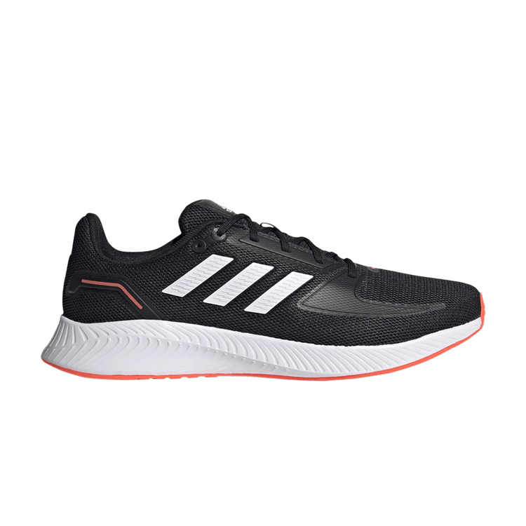 Adidas Runfalcon 2.0 'Black Solar Red' — Core Black/Cloud White/Solar Red