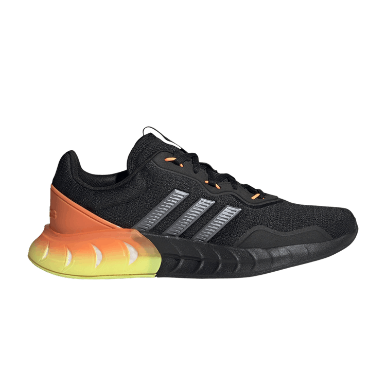Adidas Kaptir 'Black Gradient' — Core Black/Iron Metallic/Grey Six