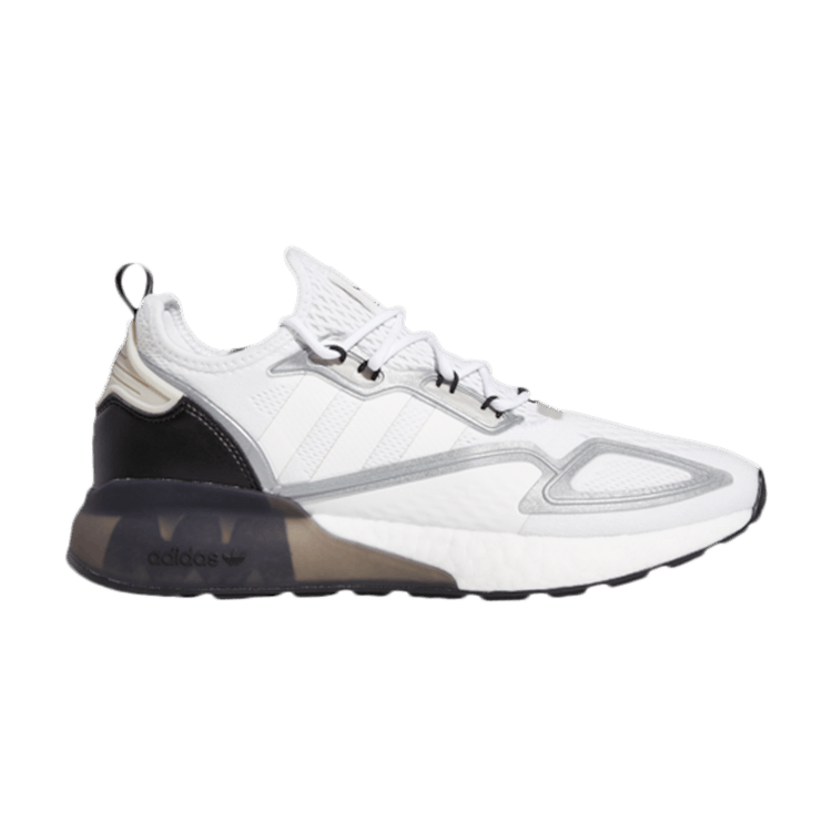 adidas ZX 2K Boost 'Cloud White Black' — Cloud White/Cloud White/Core Black