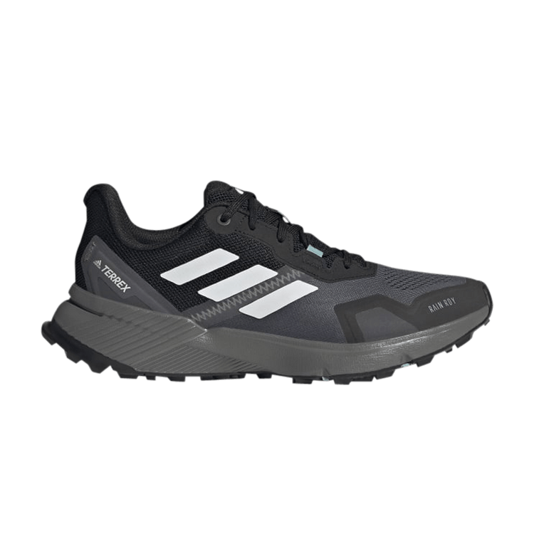Adidas Wmns Terrex Soulstride Rain.RDY 'Black Mint Ton' — Core Black/Crystal White/Mint Ton