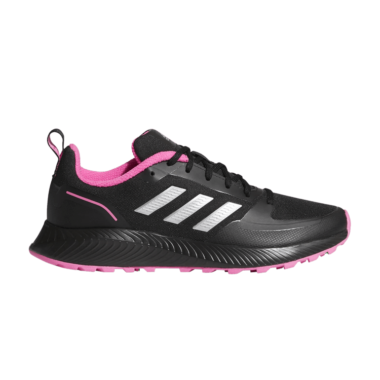 Adidas Wmns Runfalcon 2.0 TR 'Black Screaming Pink' — Core Black/Silver Metallic/Screaming Pink