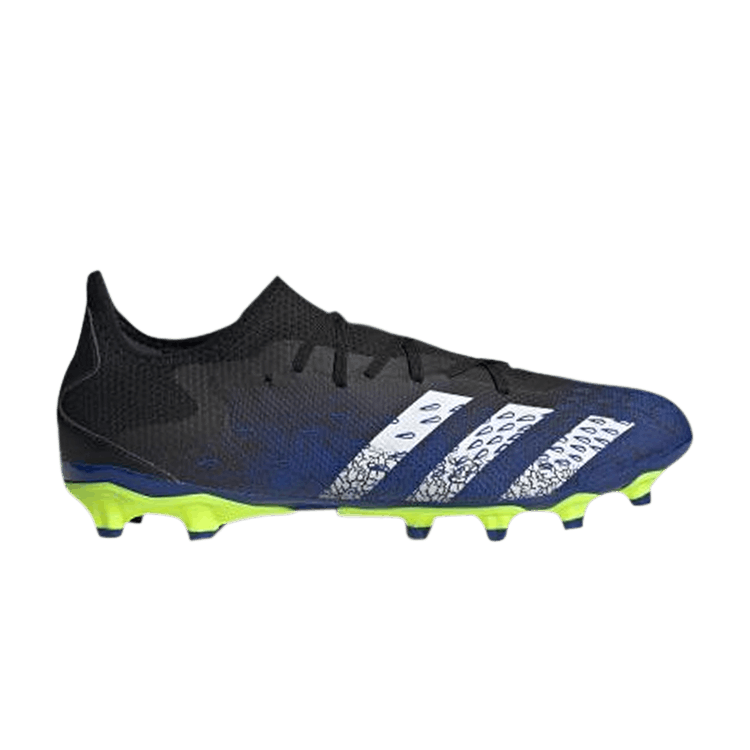 Adidas Predator Freak.3 Low MG 'Demonscale - Royal Blue Yellow' — Core Black/Cloud White/Solar Yellow