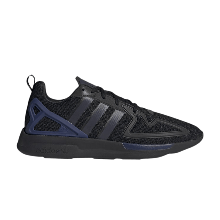Adidas ZX 2K Flux 'Black Dark Blue' — Core Black/Core Black/Dark Blue