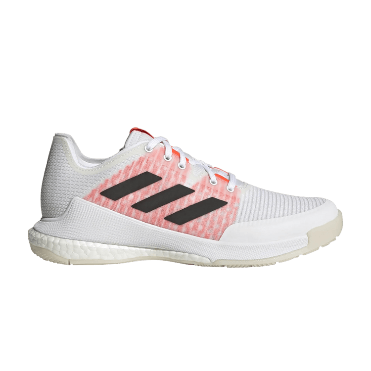 Adidas Wmns Crazyflight 'White Solar Red' — Cloud White/Core Black/Solar Red