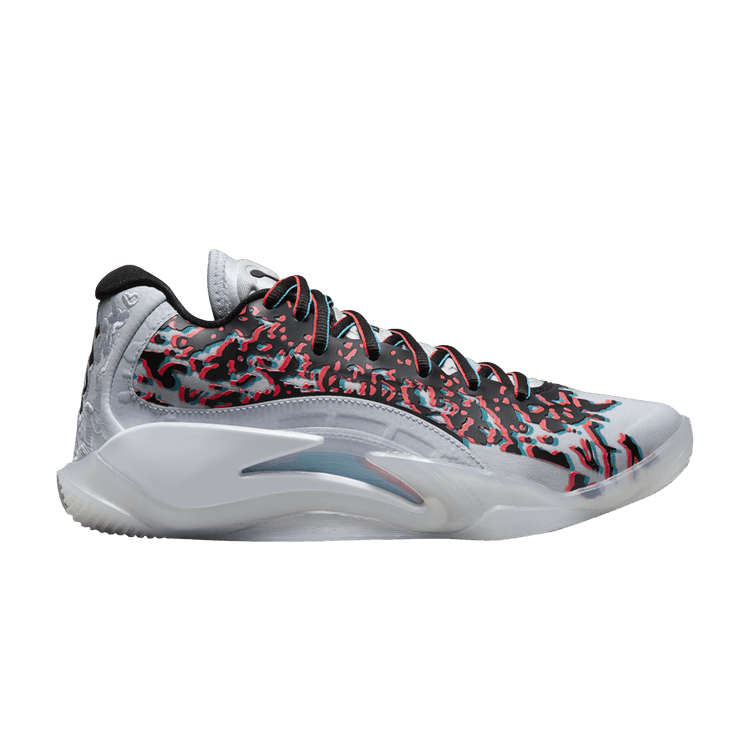 Air Jordan Zion 3 NRG GS '3D' — Football Grey/Black/Flash Crimson/Chlorine Blue