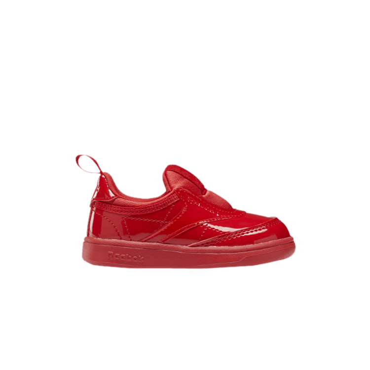 Cardi B x Reebok Club C Slip-On 3 Toddler 'Instinct Red' — Instinct Red/Instinct Red/Instinct Red