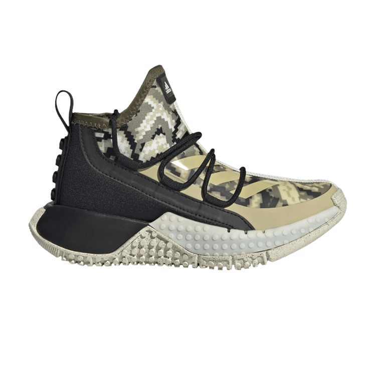 LEGO x adidas Sport Mid J 'Digi Baumhaus' — Core Black/Focus Olive/Sand