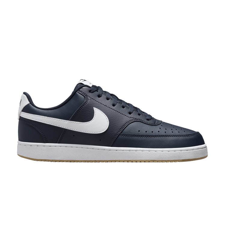 Nike Court Vision Low 'Obsidian Gum' — Obsidian/Gum Light Brown/Summit White