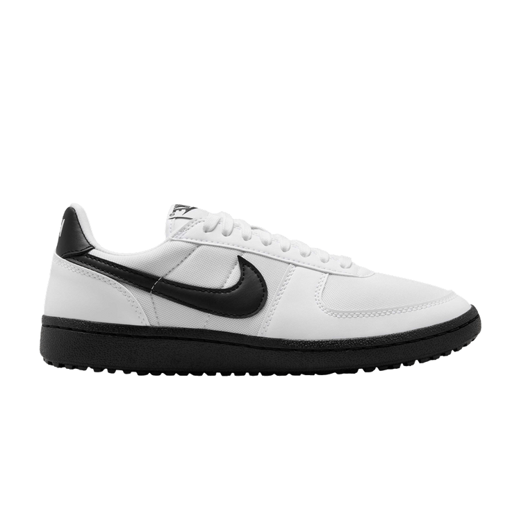 Nike Wmns Field General 82 'White Black' — White/Metallic Silver/Black