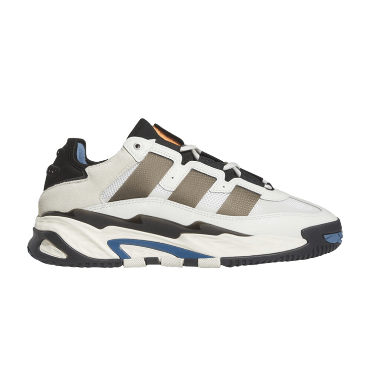 Adidas Niteball 'White Black Blue' — Crystal White/Core Black/White Tint