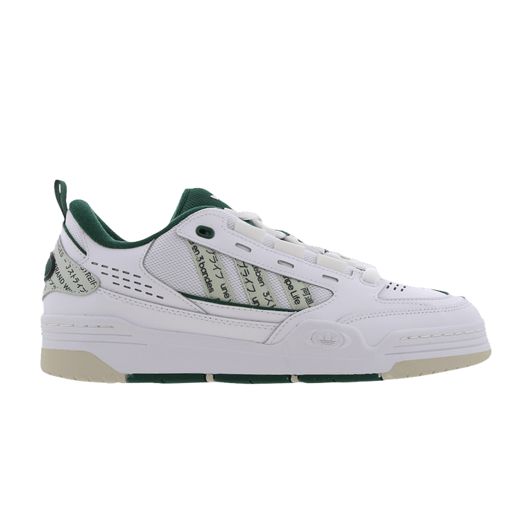 Adidas ADI2000 'White Collegiate Green' — Footwear White/Linen Green/Collegiate Green