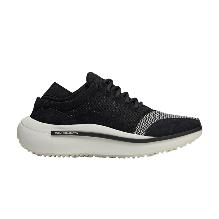 adidas Y-3 Qisan Knit 'Black Off White' — Black/Black/Off White