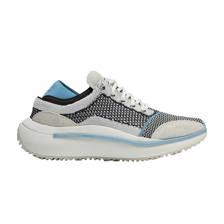 adidas Y-3 Qisan Knit 'Orbit Grey Blue' — Off White/Off White/Orbit Grey