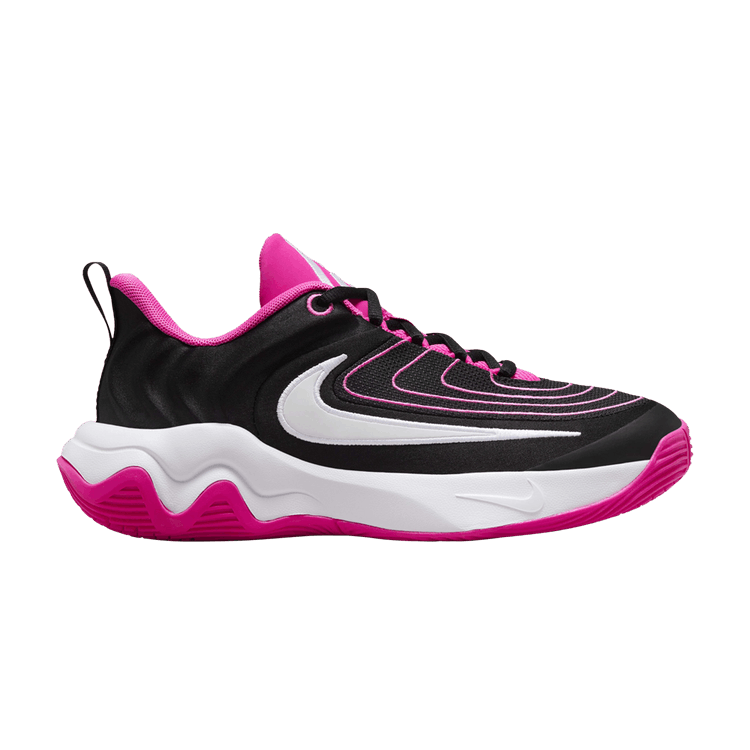 Nike Giannis Immortality 4 GS 'Black Laser Fuchsia' — Black/Laser Fuchsia/White