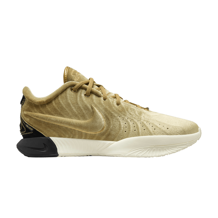 The Shop x Nike LeBron 21 EP 'Nobility — Metallic Gold/Black/Coconut Milk/Aquamarine