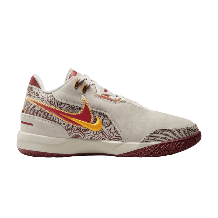 Nike Zoom LeBron NXXT Gen AMPD 'Cavaliers' — Light Bone/Team Crimson/University Gold