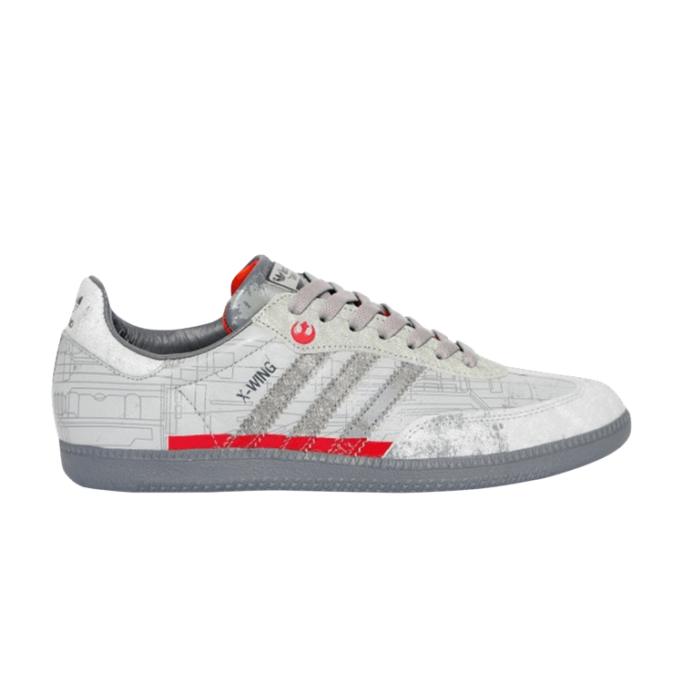 Star Wars x adidas Samba 'X-Wing' — Legion Grey/Light Onix/Metallic Lead