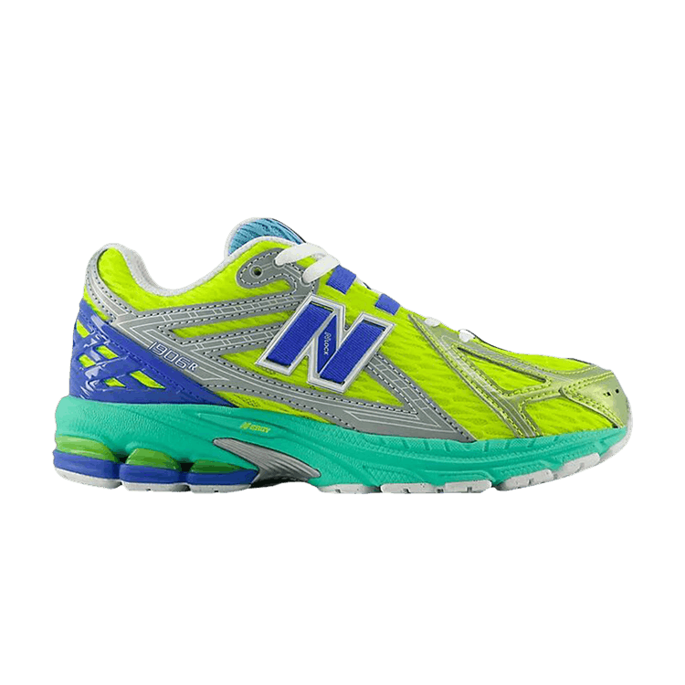 New Balance 1906 Big Kid 'Alkaline Green' — ALKALINE GREEN/BLUE BIRD