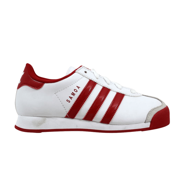 Adidas Samoa J 'White Scarlet Red' — White/Scarlet Red
