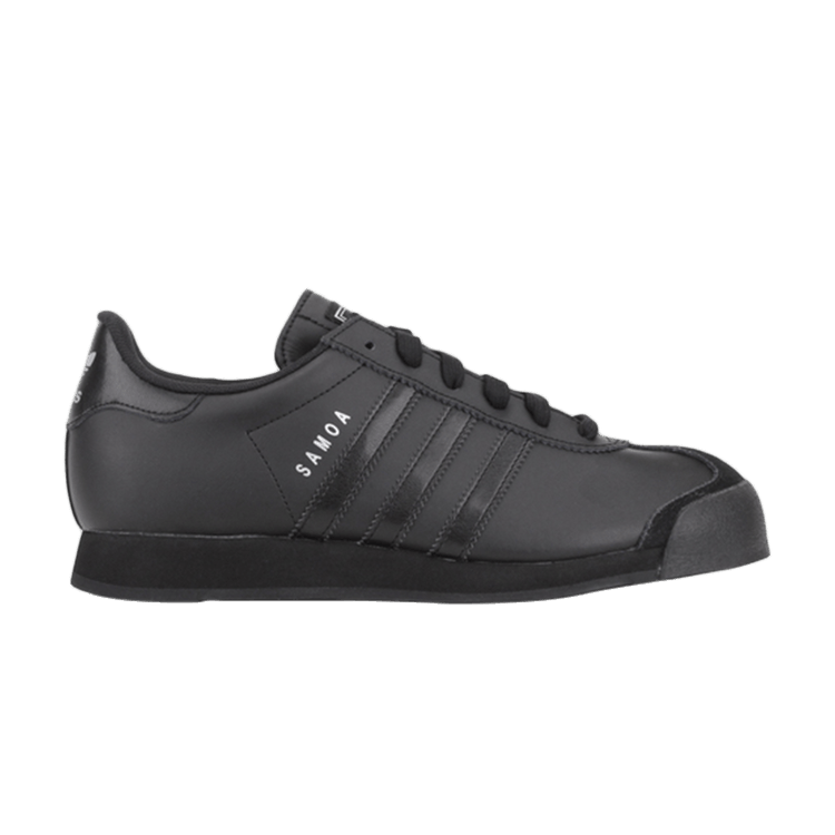 Adidas Samoa J — Black/Black/Metallic Silver