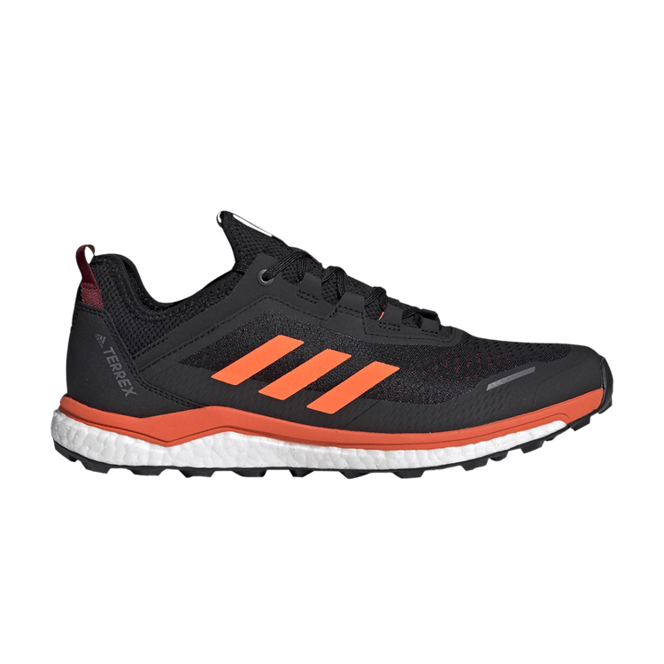 Adidas Terrex Agravic Flow 'Black Solar Orange' — College Burgundy/Solar Orange/Black