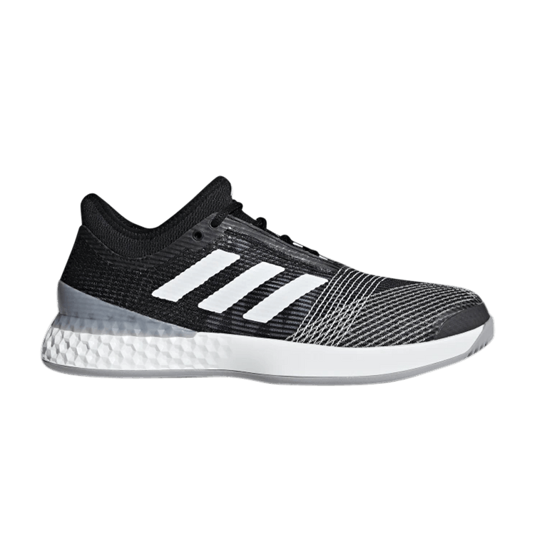 Adidas Adizero Ubersonic 3.0 'Black Granite' — Core Black/Cloud White/Light Granite