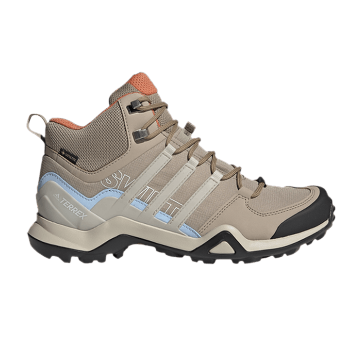 Adidas Wmns Terrex Swift R2 Mid GTX 'Trace Khaki Glossy Blue' — Trace Khaki/Collegiate Brown/Glossy Blue