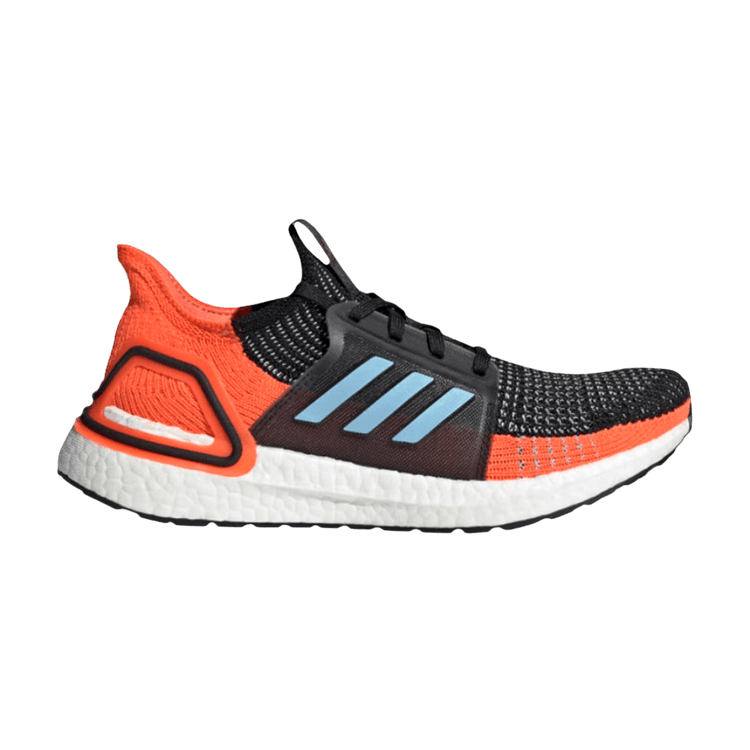 Adidas Wmns UltraBoost 19 'Hi-Res Coral Blue' Sample — Core Black/Glow Blue/Hi-Res Coral