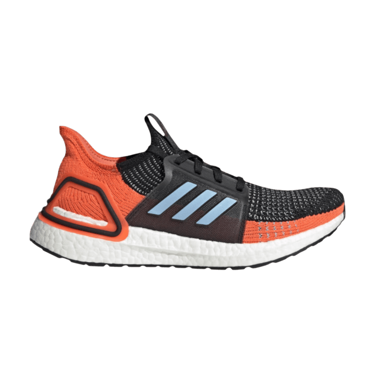Adidas Wmns UltraBoost 19 'Hi-Res Coral Blue' — Core Black/Glow Blue/Hi-Res Coral