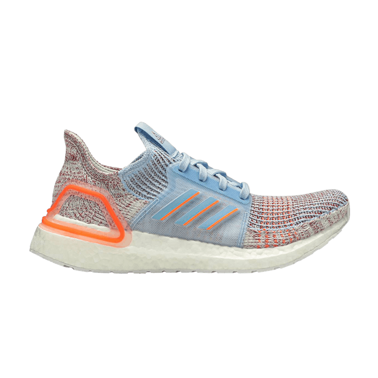 Adidas Wmns UltraBoost 19 'Coral Glow Blue' Sample — Glow Blue/Hi Res Coral/Active Maroon