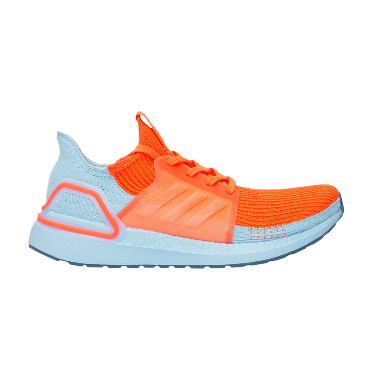 Adidas UltraBoost 19 'Solar Red Glow Blue' Sample — Solar Red/Solar Red/Glow Blue