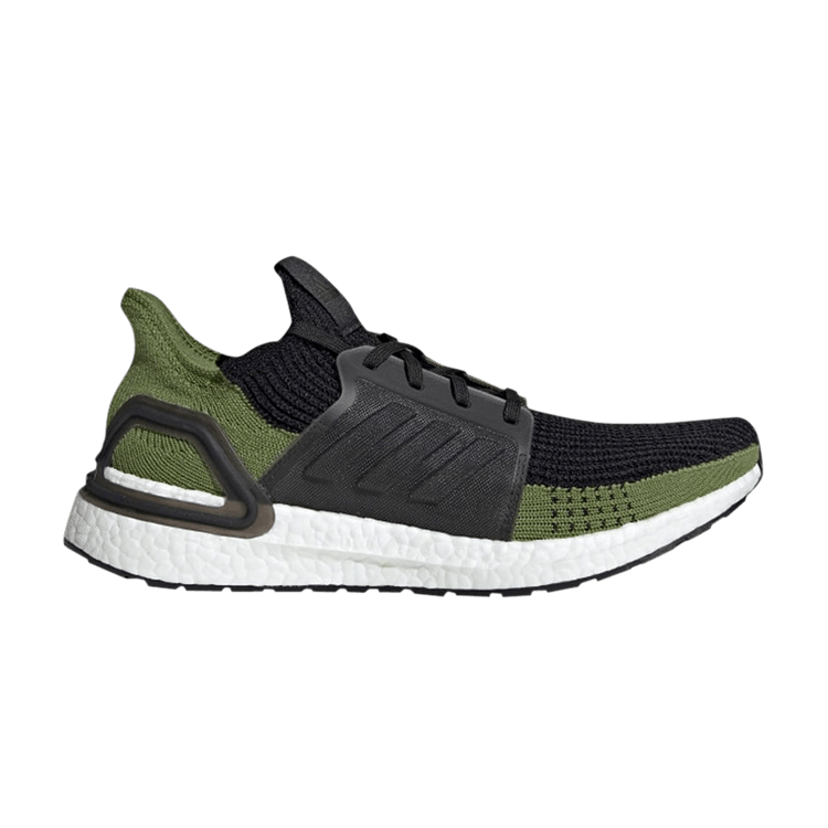 adidas UltraBoost 19 'Black Tech Olive' — Core Black/Core Black/Tech Olive